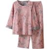 Generic Pigiama Giapponese Per Donna Kimono Hanfu Pigiami Eleganti Da Donna Stampa Vintage A Rami Stile Cinese Poetico Pigiameria Leggera Vestibilità Comoda Due Pezzi Pigiami Set, rosa, M