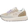 SUN68 Donna Sneakers Basse Z45213 Poliestere Panna 38
