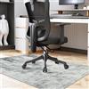 Famibay Tappeto Sedia Ufficio 90 x 120 cm Tappeto Salvapavimento Antiscivolo Tappeto per Sedia con Ruote Gaming Grigio per Pavimenti Duri Parquet Piastrelle