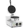Royal Catering - RCWM-1300-R - Piastra rotonda per waffel - 1.300 Watt