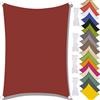 MAJINGC Vela Parasole Impermeabile Dell'ombrellone 2X3M Vela Ombreggiante, Resistente ai Raggi UV 95%, Vela Ombreggiante per Piscina, Giardino, Terrazza, Parco, Piscina，Campeggio Rosso ruggine