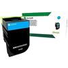 ‎Lexmark Lexmark 71B20C0 Cartuccia Toner ORIGINALE Return Program Ciano 2300 pagine per C