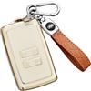 Rondrive Custodia portachiavi in TPU adatta per Dacia Duster 2/3 Jogger Sandero Stepway 3 Sandero 3 2022-2026, Bigster 2025 2026, custodia per chiave auto, protezione portachiavi B beige