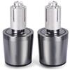 BMLGPGBCDW Per TMAX 500 530 560 Manopole Contrappeso Manubrio Moto 7/8'' 22mm Tappo Manubrio Tappo terminale cappuccio manubrio(Titanio)