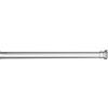 Wenko 19210100 Barra di Doccia Telescopica, Ø 2 cm, Alluminio, Gomma, 2 x 2 cm, Cromo