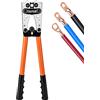 Grasomtools Strumento di crimpatura per capicorda del cavo della batteria per pinza per capicorda elettrica AWG 8-1/0