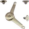 LOOTICH Duo Standard Versione Leggera Sistema di Supporto per Porta a Ribalta Staffe per Cerniere per Ante di Armadi in Legno Telai in Alluminio Fissaggio Armadio Cucina Ammortizzatore Argento 1 set