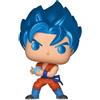 Funko POP Funko, Figurina in vinile metallico di Goku SSGSS con onda Kamehameha, della serie Dragon Ball Super, codice: 37691, Multicolore