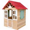 Palmitessa Casetta per Bambini Casa Gioco per Bambini Esterno casetta da giardino per bambini casetta per Bambini da Interno Giardino Casetta da Gioco Tradizionale Grande 120x108x138cm.
