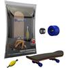 Dayysiuy Giocattolo Mini Skateboard In Legno, Skateboard Di Mazzo Per Bambini, Skateboards Di Dita, Tavola Da Surf DiDita, Attrezzatura Per Giocattoli Per Skateboards Addestramento (Colore Della Ruota Casuale)