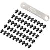 ReachMall Perni per pedali da 6 mm in acciaio inox antiscivolo con chiave per MTB bici da strada kit di aggiornamento e riparazione