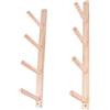 NonMiFyR 2 Mensole in Legno per Riporre Tappetini da Ginnastica, Organizer da Palestra E Attrezzature per L'allenamento, 4 Livelli