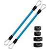Generic Kit Di Cavi Per Allenamento Per Flessibilità Atletica Con Tubi Di Resistenza - Cintura Regolabile Portatile Per Allenamento Di Stretching, Fasce Elastiche Da Baseball Per Esercizi, Attacchi Per Allena