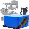GLSQBVRP Batteria Per Bici Elettrica Da 24 V 28 Ah Con Protezione BMS, Batteria Per Scooter Elettrico, Pacco Batteria Agli Ioni Di Litio Impermeabile 6S5P Per Ebike Con Caricabatterie T