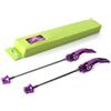 ReachMall Bike Quick Release Spiedo Set CNC Lega di Alluminio Albero Ad Alta Resistenza Per Mountain Road Pieghevole Bici Anteriore Posteriore Ruota 145Mm 180Mm