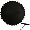 Generisch Tappeto elastico Ø 305 cm per bambini, ricambio con 54/56/60/64 occhielli, incluso tenditore per trampolino elastico, tappetino elastico in polipropilene per trampolino rotondo 3 m (3 m/60 fibbie)