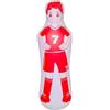PciDinFo Inflatable Punching Bag Attrezzatura Calcio Dummy Air PVC Tumbler Basket Giocattolo Allenamento Multifunzione Adatto per Bambini Adulti Allenamento, Blu