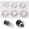ReachMall Pignone in acciaio e serratura per anello Set 13T 14T 18T Per 1/8 Chain Track Bike Fixed Gear Hub Parti di Ricambio Per Ciclismo