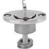 YushiTrading Tappo di Scarico da 25 mm (1 Pollice) per imbarcazioni, Tappo di Scarico Marino in Acciaio Inox con Rotazione a Torsione e Guarnizione O‑Ring, Tappo Resistente alla corrosione per