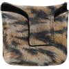 GuoChe Mallet Putter - Copritesta magnetica per putter da golf, unisex, in pelle PU, arancione, nero e bianco, stampa animalier