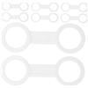CHILDWEET 8 Pezzi Fermasub per Cannuccia da Immersione Clip Resistente per Sport Acquatici e Snorkeling Accessorio Pratico e Leggero