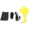 Adfaga Set di cinture di resistenza per paracadute da nuoto in nylon PP con fibbia anti-allentamento Attrezzatura per l'allenamento del nuoto per nuotatori professionisti Adulti 40 (Gialla)