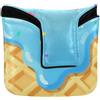 GuoChe Mallet Putter - Copritesta per putter con chiusura magnetica, per uomini e donne, in pelle PU, colore: blu