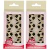 FunCakes Decorazioni in Fondant Calcio: pronto per l'uso per la decorazione di torte, perfetto per cupcakes da calcio, muffin e altro, certificato senza glutine, set / 8 (Confezione da 2)