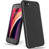 UNBREAKcable Cover per iPhone SE 2022/2020, iPhone 8/7-Custodia Antiurto Antiscivolo, Anti-Impronta e Resistente ai Graffi, Protezione Anticaduta-4,7", Nero Opaco