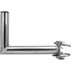 Satix SKT ZTI02 supporto di alluminio per antenna satellitare per montaggio a palo distanza 35 cm
