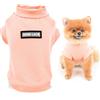 SMALLLEE_LUCKY_STORE Camicia per animali domestici Quick Dry Maglietta per cuccioli per cani di piccola taglia media gatto Yorkie Chihuahua canotta abbigliamento estivo, rosa, S