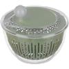 Kasanova 1 centrifuga per insalata da 4,5 l con bottone, plastica ABS polistirene polipropilene gomma termoplastica (TPR)