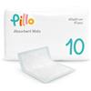 PILLO PREMIUM Pillo Traversine Neonato Fasciatoio 60x60 - Confezione da 10 Traverse Neonati e Bambini per Cambio Pannolino - Telini Igienici Monouso - Teli Assorbenti Usa e Getta con Adesivi di Fissaggio