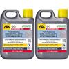 Fila Surface Care Solutions Hydrorep ECO Idrorepellente per Pietra e Cemento, Cotto, Mattoni Faccia Vista, Intonaco, Tufo e Agglomerati, 1 Litri (Confezione da 2)