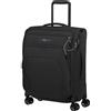 Samsonite Spark SNG Eco - Valigia a mano 55 x 40 x 23 cm - Trolley da cabina morbido per easyJet e la maggior parte delle compagnie aeree, espandibile, 48/55L - Nero
