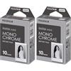 instax Fujifilm instax mini Film Pellicola Istantanea per Fotocamere, Formato 46x62 mm, 10 shot, Monochrome (Confezione da 2)