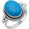 Sterling Silver Jewelry Anelli da donna con pietre naturali e sintetiche, in argento Sterling 925, realizzati a mano, gioielli alla moda con pietra portafortuna ovale, perfetti per anniversari e occasioni speciali, 20 7/8