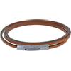 Schmuck Les Poulettes LES POULETTES BIJOUX - Bracciale Donna Pelle Piatto Chiusura Acciaio Inossidabile - Classics - Arancione