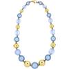 Urania Preziosi - COLLANA FLORA CM 41+5 IN ACCIAIO CLFLO1001BLU