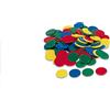 Cayro - Busta Di Gettoni Colorati Da 15 Mm - Gettoni Di Plastica Per Giocare Con Amici E Familiari - 100 Gettoni - Colore: Rosso, Giallo, Verde E Blu