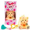 Coccolotti Love&Tell 4ever - Orsetto Giallo, Con Funzione Registrazione e Portachiavi Charm, Animali Interattivi Giocattolo,Per Bambini 4 Anni +, Giochi Preziosi