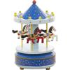 Generico Kit carillon rotante in legno - Squisito giocattolo con melodia a carosello, accessorio decorativo per torta, luce per dormire | Meccanismo musicale in legno durevole realizzato a mano Decorazioni per