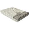 STTS International Coperta in lana vergine al 100%, in diversi colori 140 x 200 cm, copriletto, plaid in lana vergine Tirol, panna/bianco