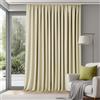 Deconovo Tende Oscuranti Termiche con Nastro a Matita - 2 Stili di Montaggio, Set di 1 Tenda Moderne Isolanti per Camera da Letto e Soggiorno, 280x245 CM, Beige Chiaro