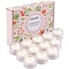 IMAGE Luci sommergibili a LED, 12 pezzi, impermeabili, a batteria, per feste, matrimoni, stagno, piscina, giardino e bagno, bianco caldo