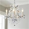 SM Saint Mossi San Mossi Crystal Maria Therese Lampadario Illuminazione 4 luci H45 W45