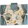 SalGiu Copriforno Cucina in Cotone Varie Fantasie Imbottito Chiusura a Strappo Shabby Chic 50x35cm (Foglie (Verde))