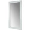 Genérico Style & Mirror - Specchio a mosaico, 100 x 75 cm, laccato bianco