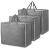 JEDWKFA 3 Pezzi Borsa di Stoccaggio, Contenitori per Armadio Salvaspazio, Contenitori Sottoletto, Grande Capacità, Impermeabile e Antipolvere, per Trapunte, Cuscini, Coperte, Vestiti