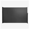 Produce Shop Paravento da Esterno 160x300 separè frangivista Tenda Laterale Balcone Hyde L - Grigio Scuro